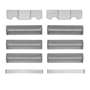 Chevrolet C3500HD Disc Brake Hardware Kit - Front/Rear - R1 Concepts - `83-`05